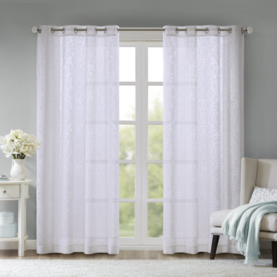 Bay Window Sheer Curtains Wayfair